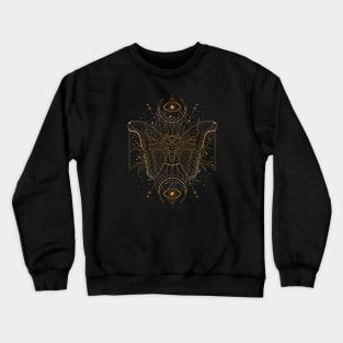 Attacus Atlas Moth | Sun & Moon Crewneck Sweatshirt